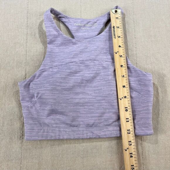 Outdoor Voices Space Dye Purple Sports Bra XS - Picture 6 of 7